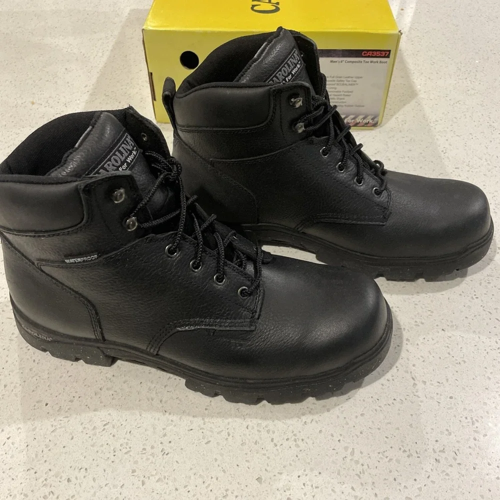 Carolina Men's 6‎ Inch Waterproof  CT Circuit Black Size 14EE New In Box